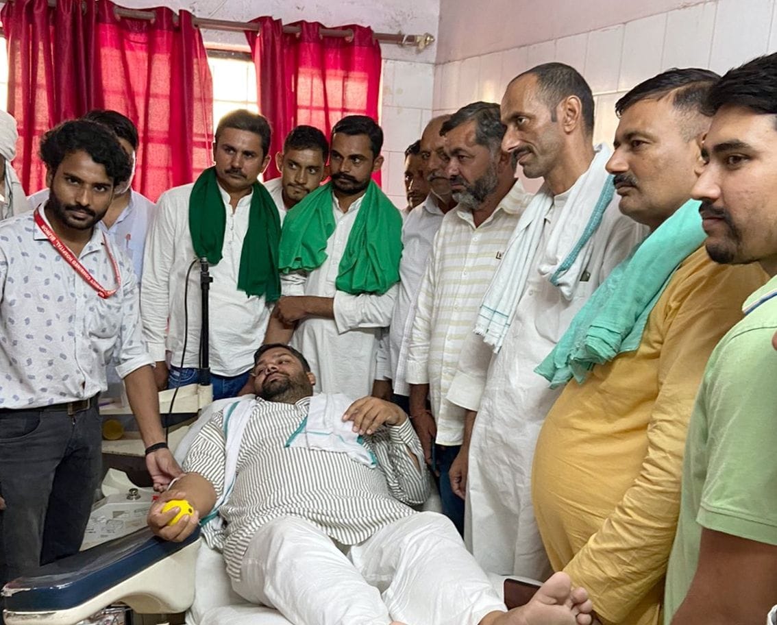 Baba Tikait's birth anniversary celebrated by donating blood