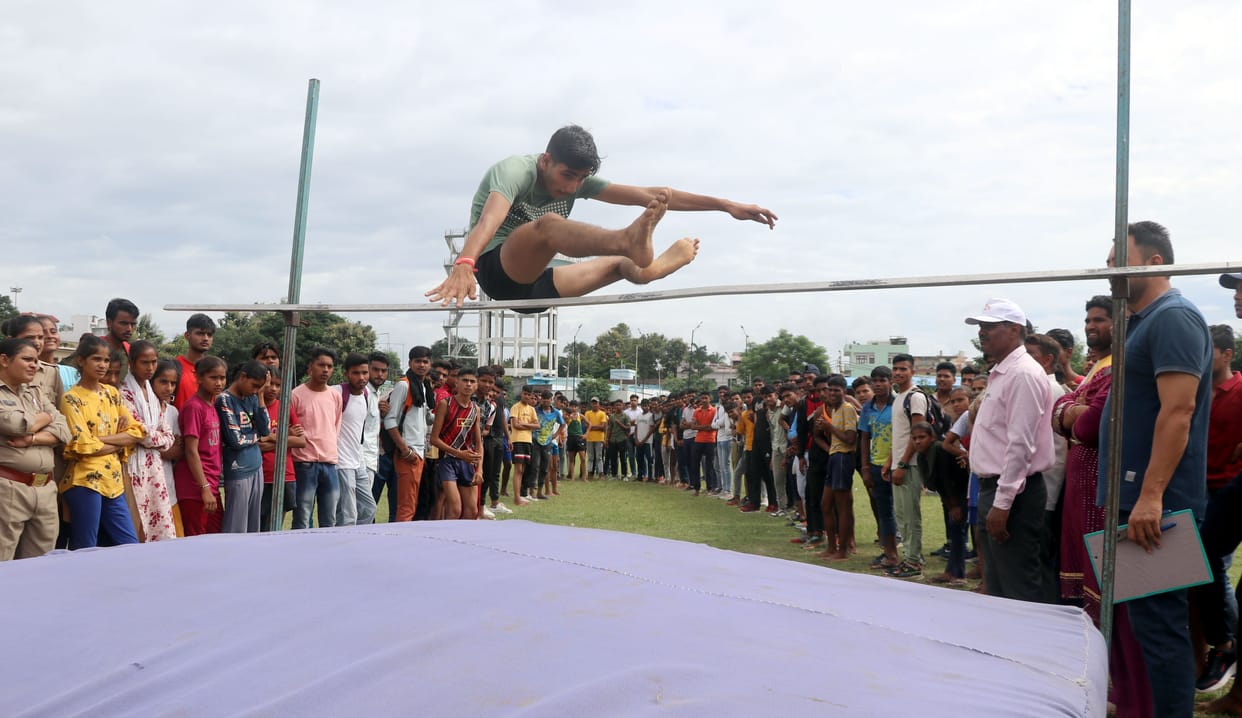 Hrithik Kumar, Nitin, Kamaldeep and Rohan ran the fastest