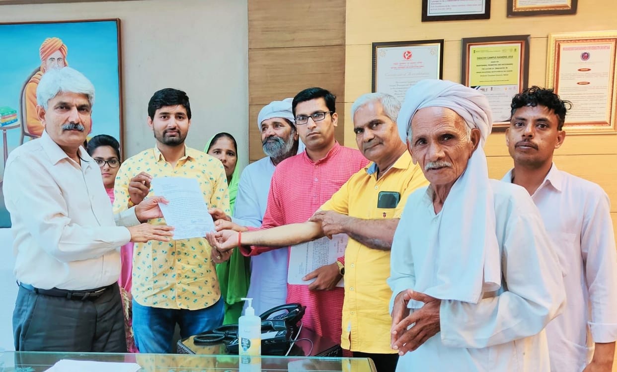 CYSS submitted memorandum to the Vice Chancellor