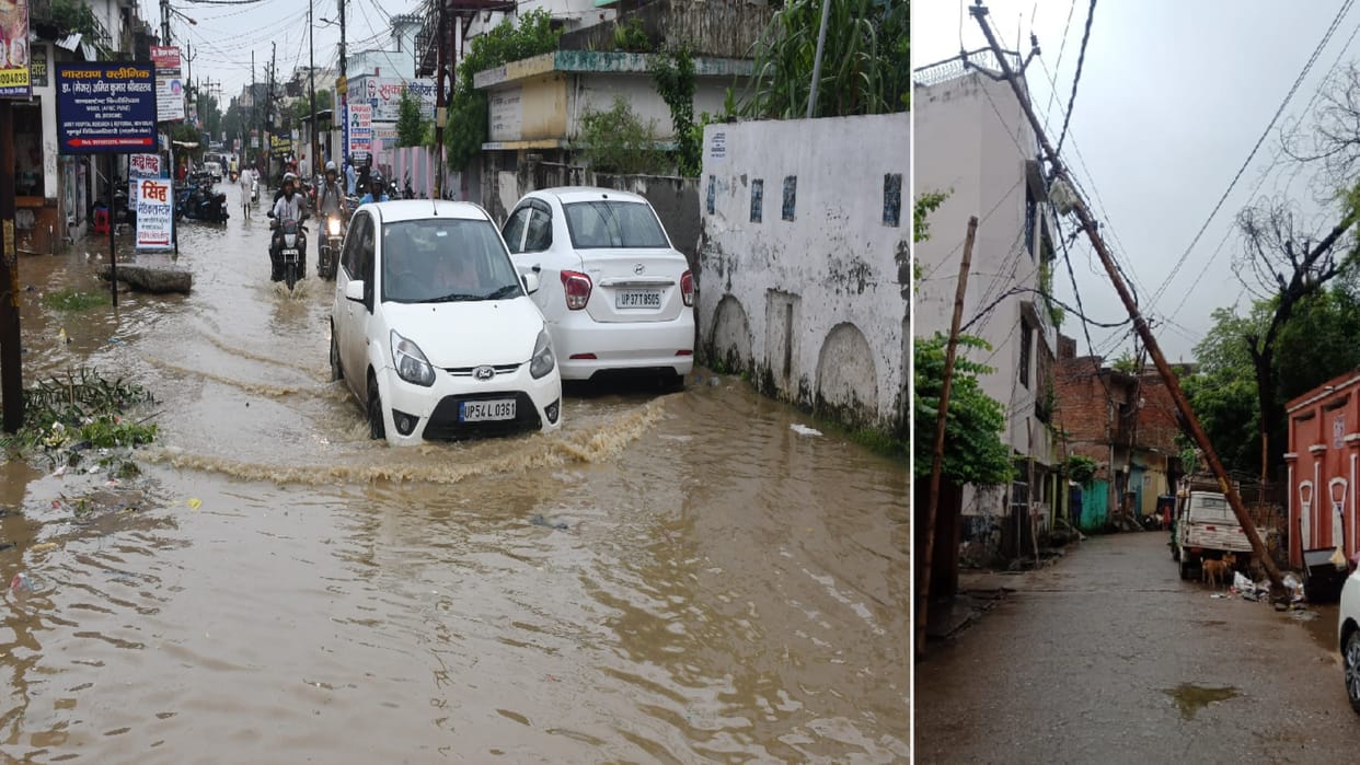 Gorakhpur Flood: Rivers flowing in Gorakhpur are in spate schools will remain closed till 12th tomorrow