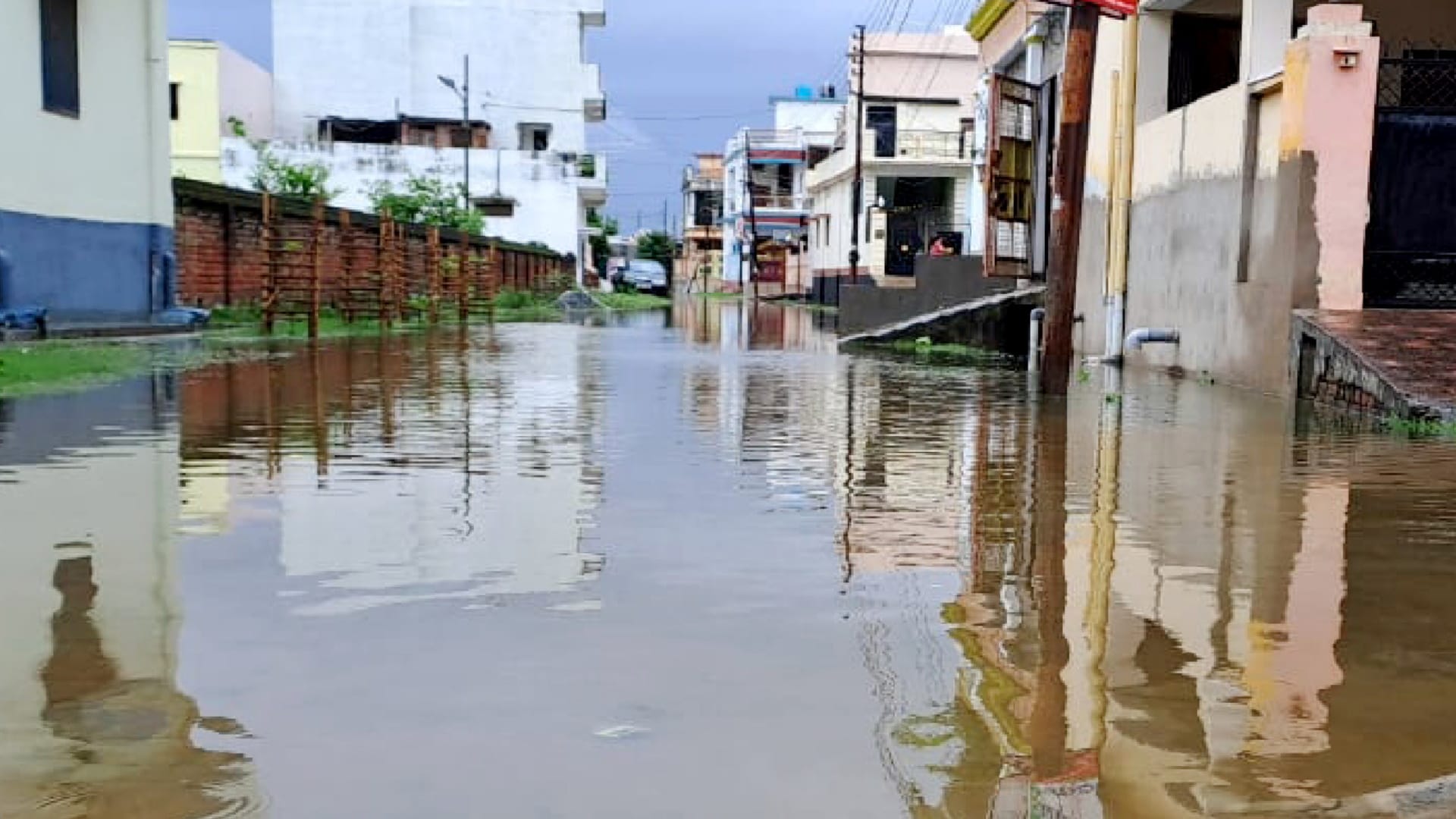 Waterlogging in many areas of Gorakhpur city
