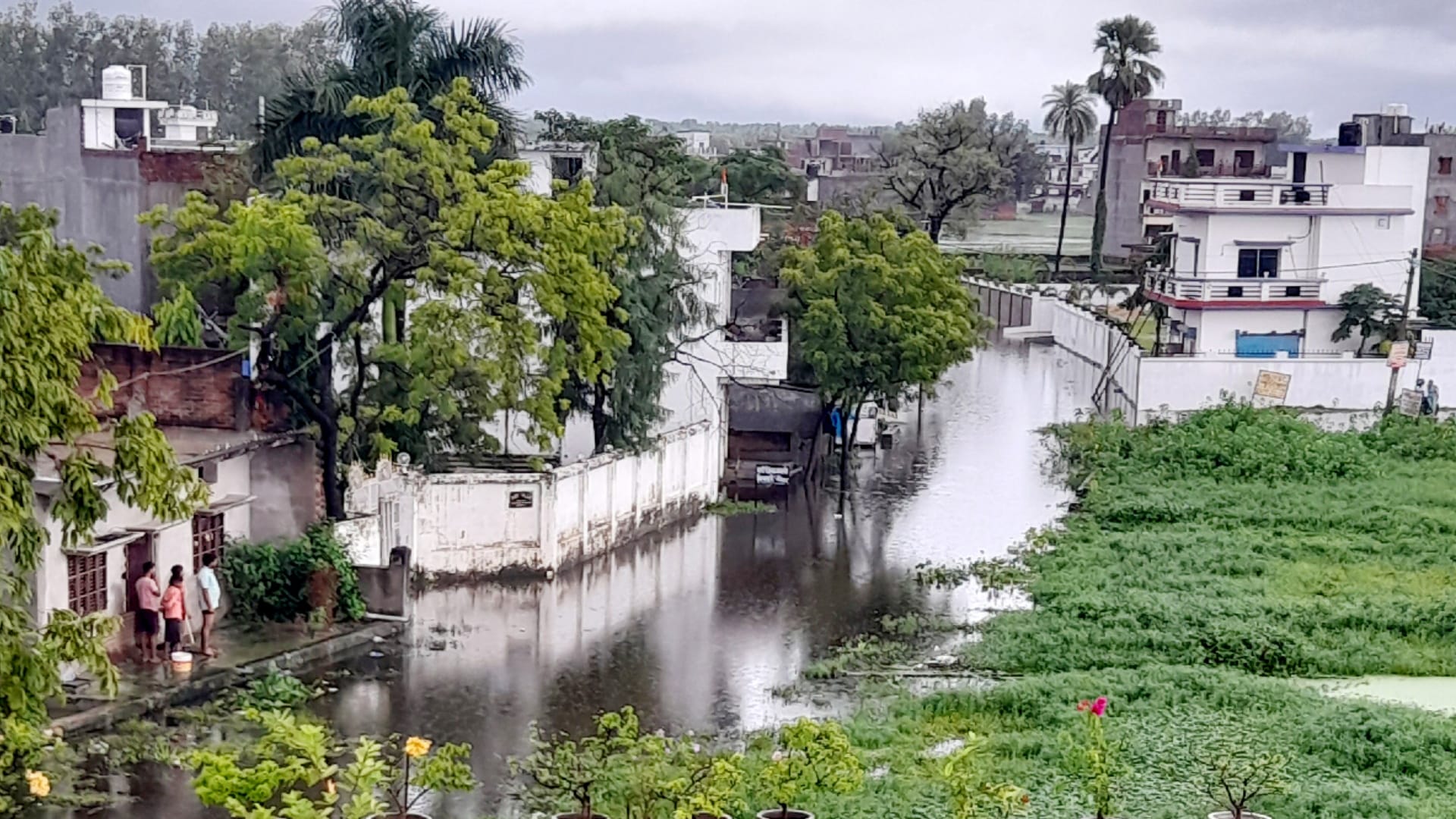 Waterlogging in many areas of Gorakhpur city