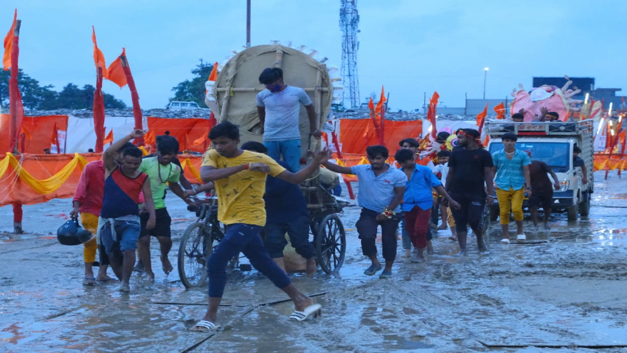 Two killed one missing in accidents during idol immersion in Gorakhpur