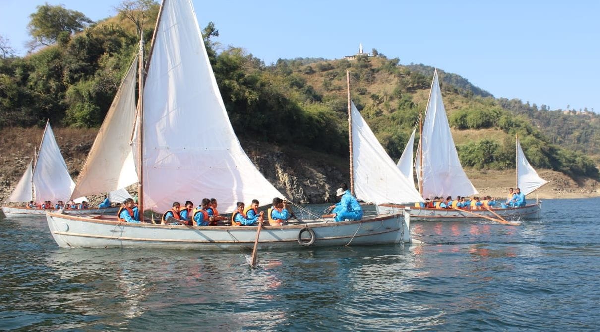 Naval sailing started in Govind Sagar Lake