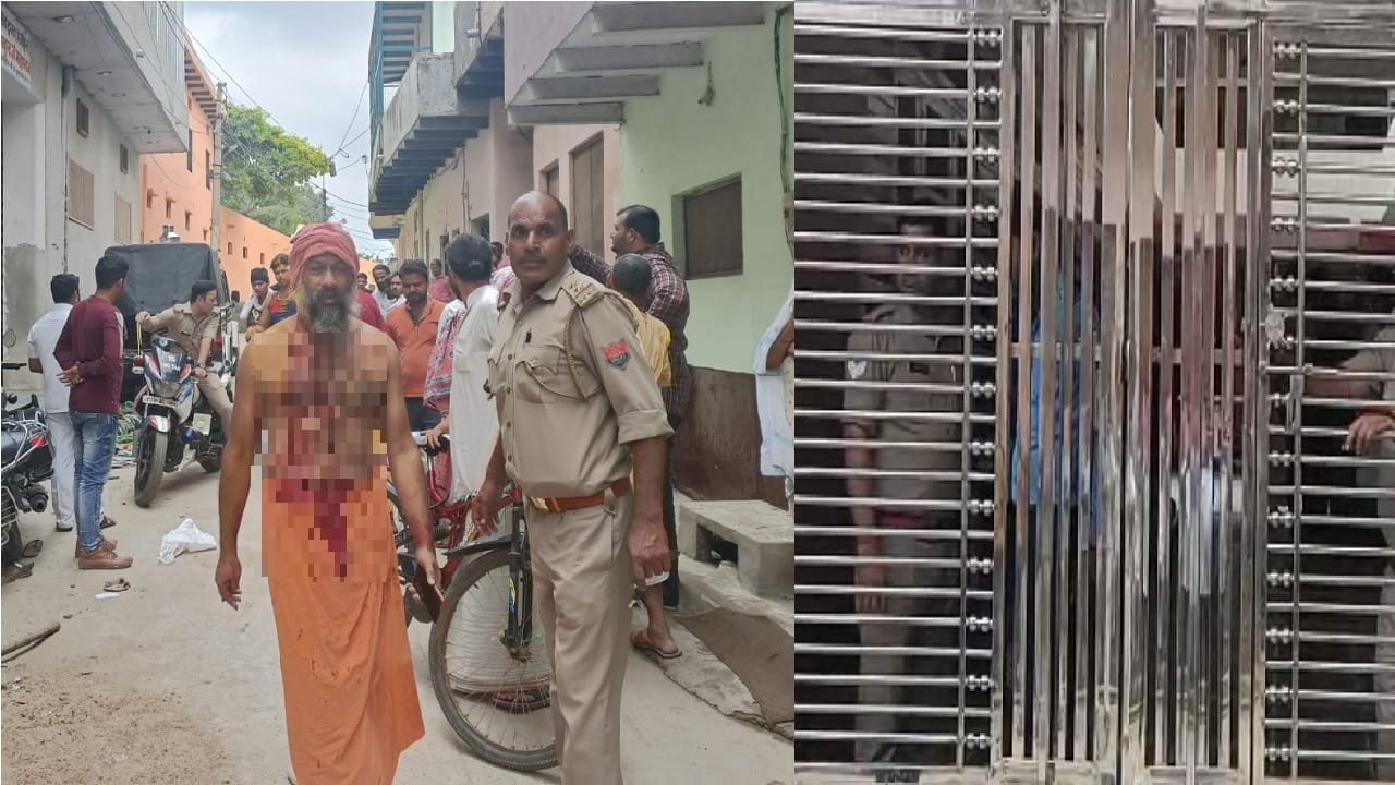 Dispute broke out in Mathura s Vrindavan over Ashram nine people injured