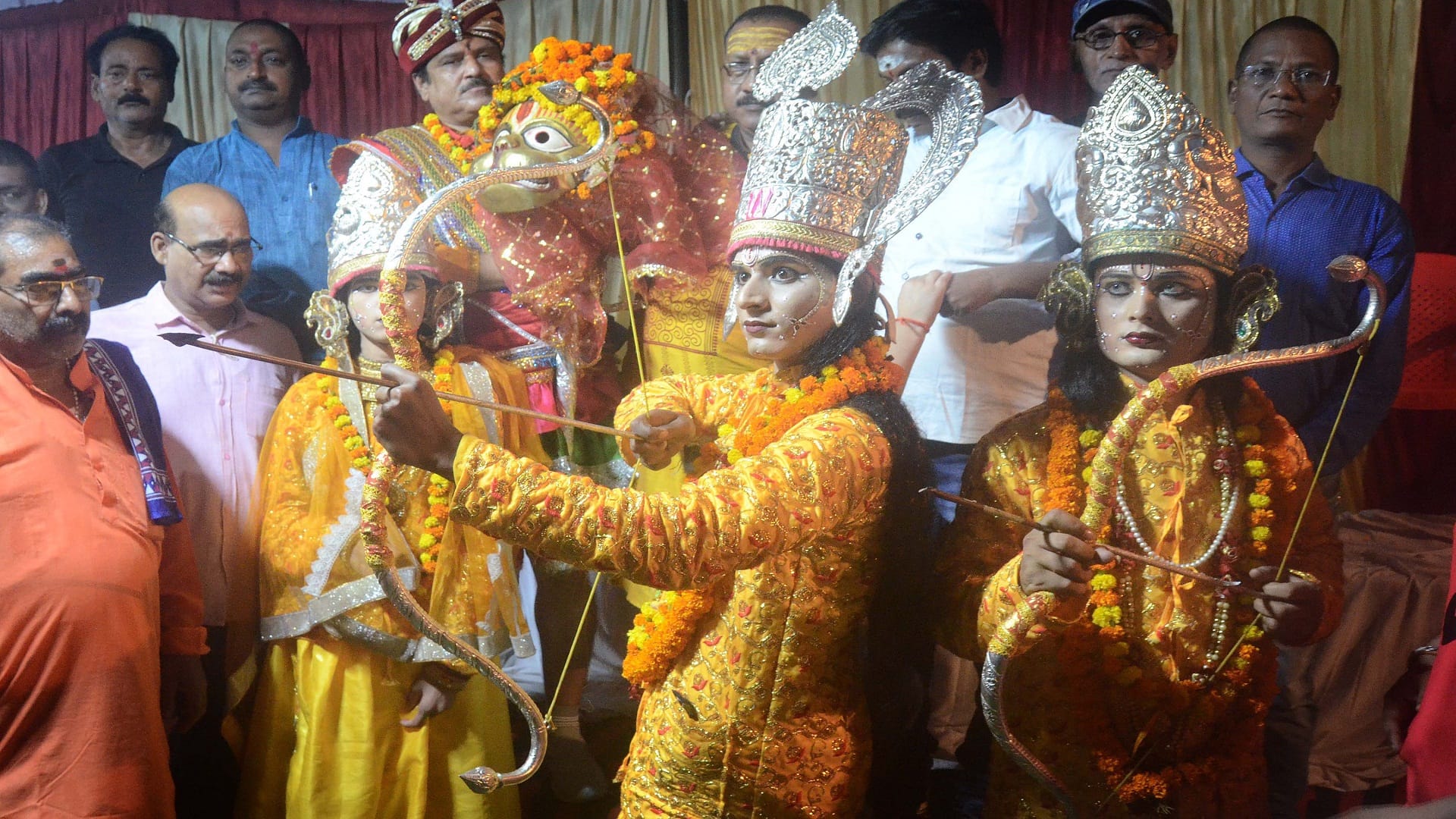 Prayagraj: Ravana was killed in pajava Ramlila, directions resonated with Jai Shri Ram