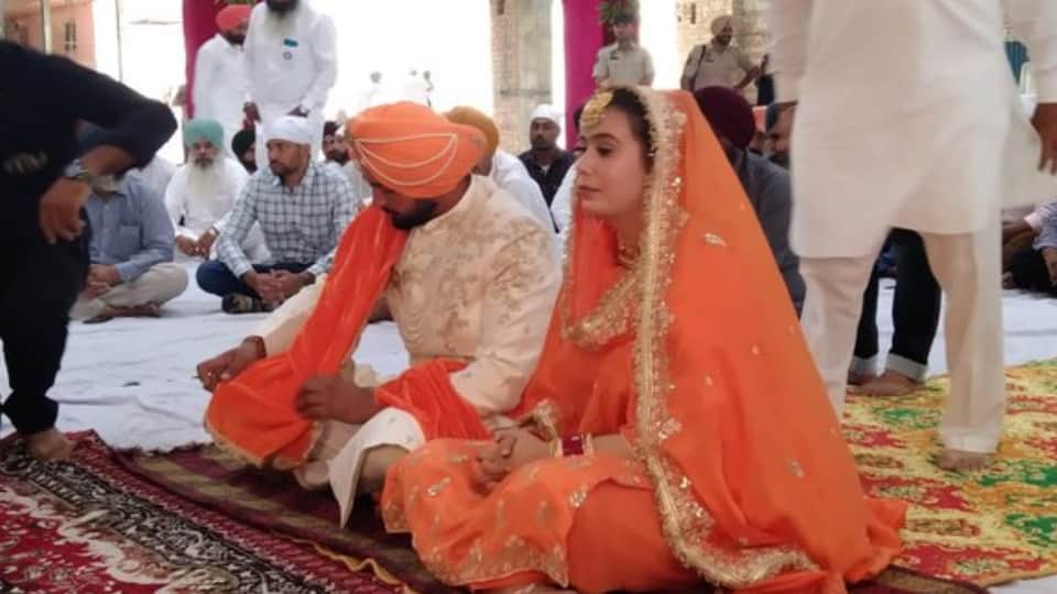Sangrur AAP MLA Narinder Kaur Bharaj got married with Mandeep Singh