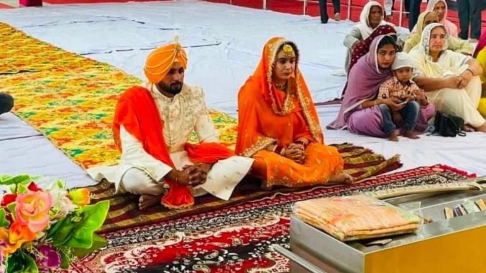 Sangrur AAP MLA Narinder Kaur Bharaj got married with Mandeep Singh