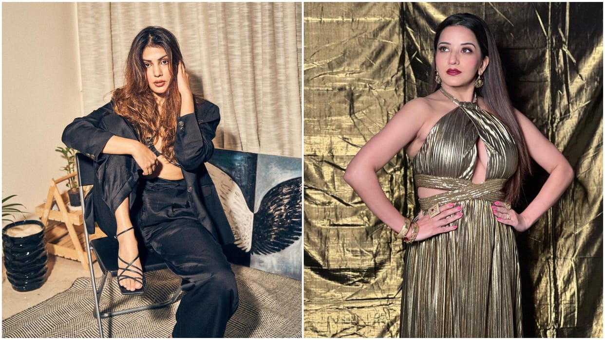 Photos Of The Day Rhea Chakraborty boss lady look Monalisa bold avatar avneet kaur shweta Tiwari Ananya Panday