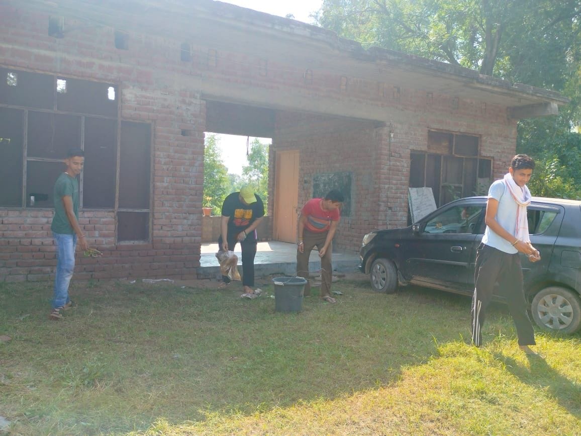 Bilashpur Tali village Youths cleaniness campign
