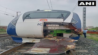 Vande Bharat Back to Track after Accident Surgical team fixes high-speed Train's Nose