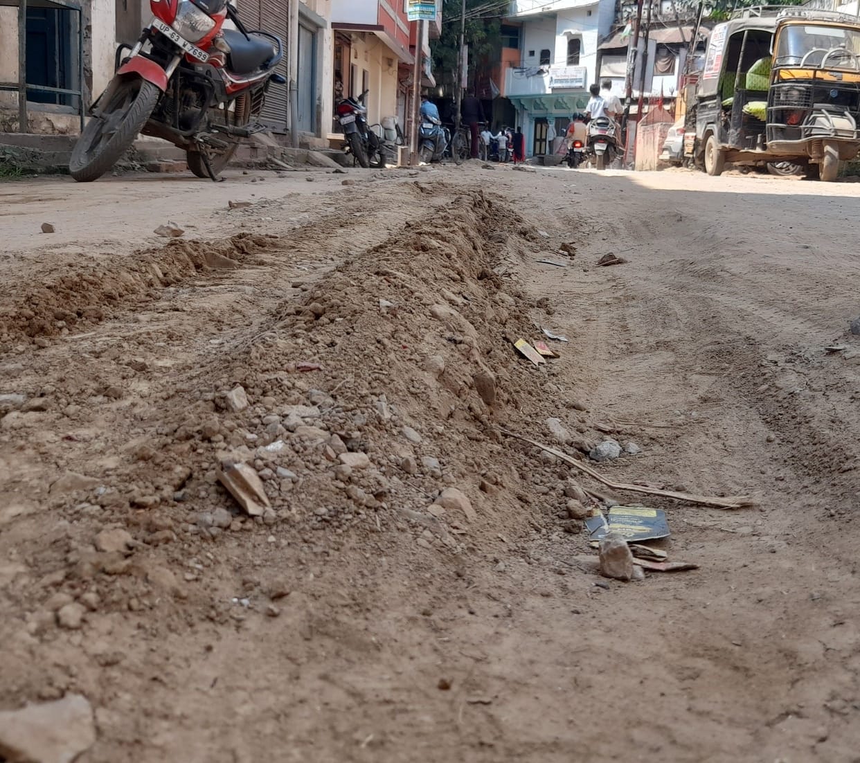 Wherever the city will go, only pits and dust will be found