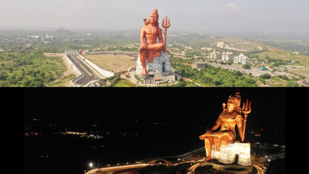 Rajasthan world tallest shiva statue built in nathdwara Rajsamand
