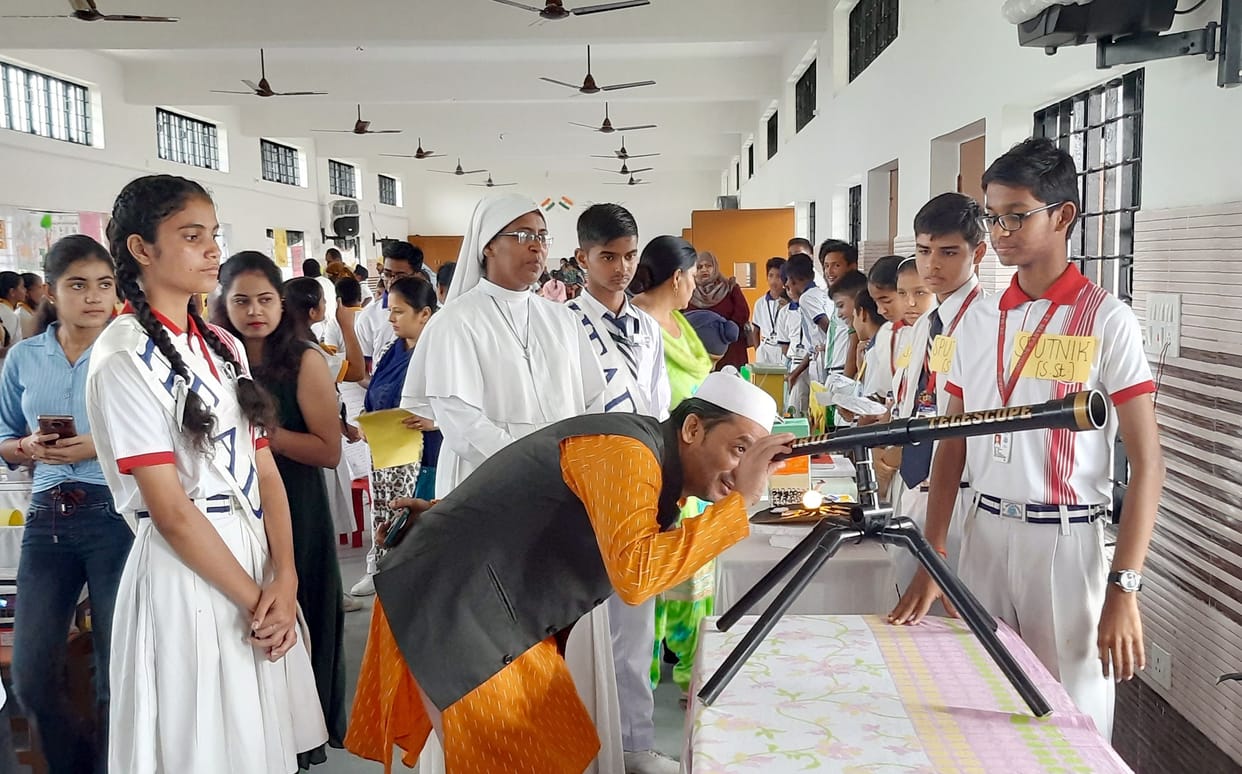 Students showed talent by making models