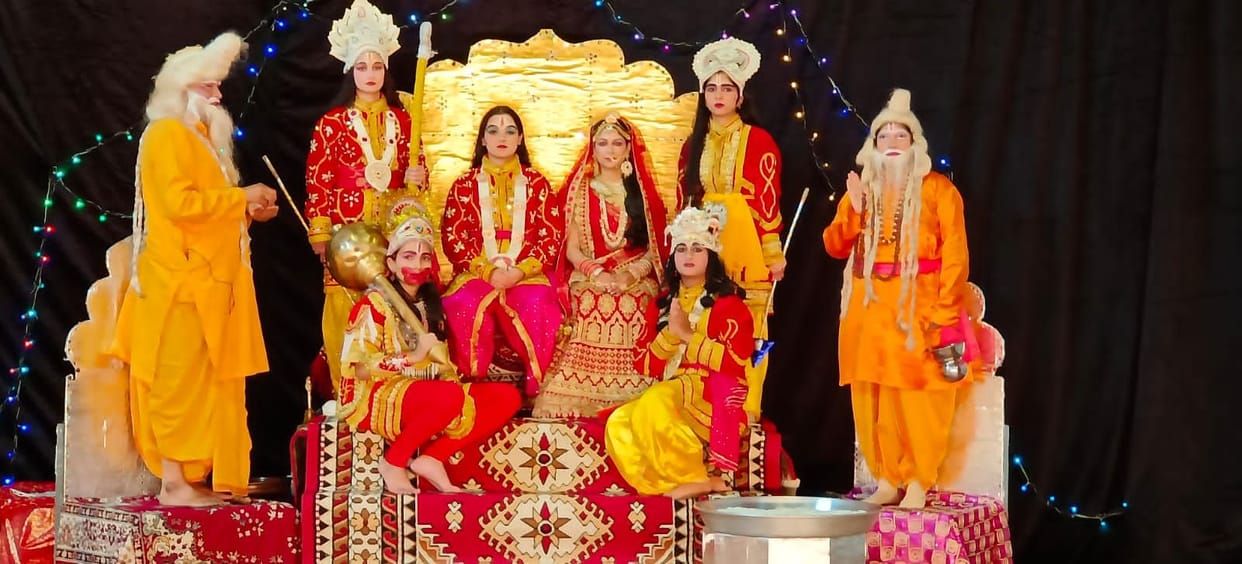 Rajtilak in Almora Ramleela