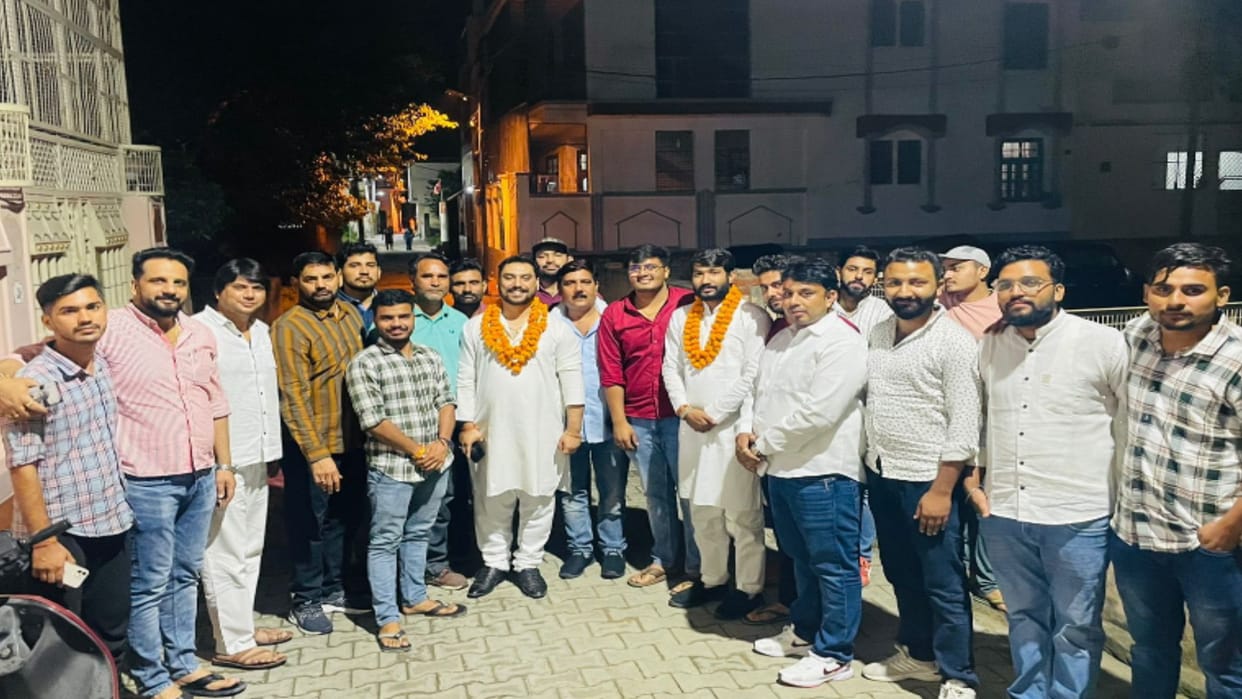 Baghpat:state government does not want new leaders to leave the university says Aman Pandey RLD