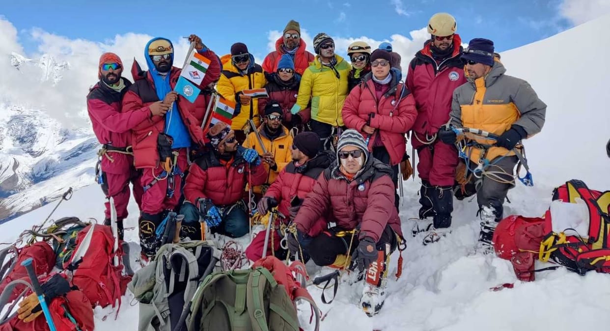 Climbing in Baljuri Peak