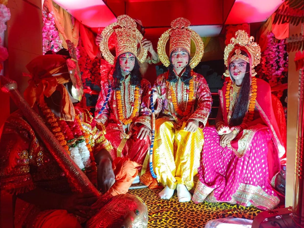 Bharat Milap: The city was bathed in bright lights