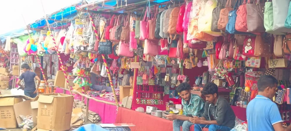 Markets decorated in Durga temple fair, preparations completed