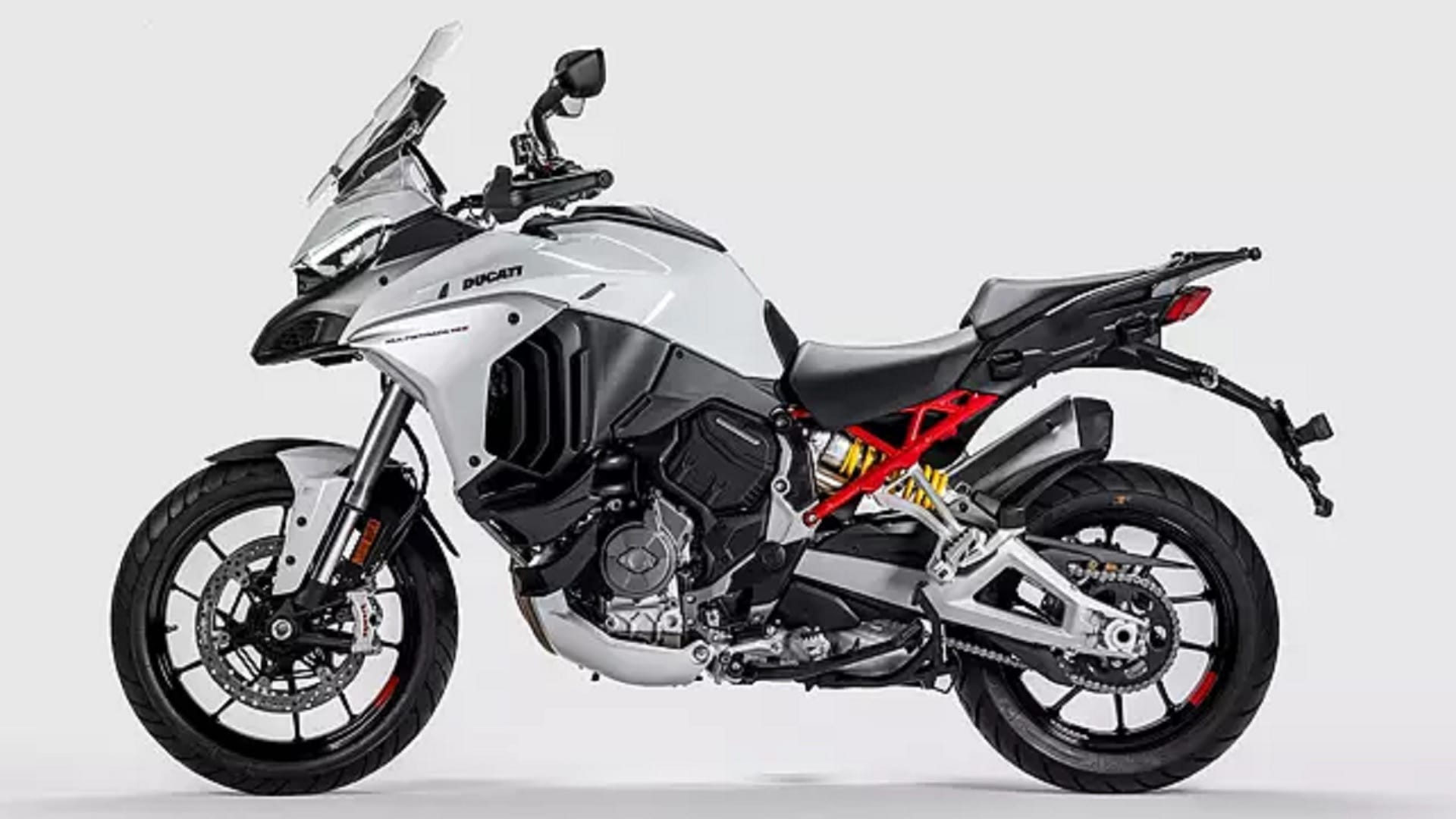 Ducati Multistrada V4S in White Colour Iceberg Launched in India Know Price Features Specs News in Hindi