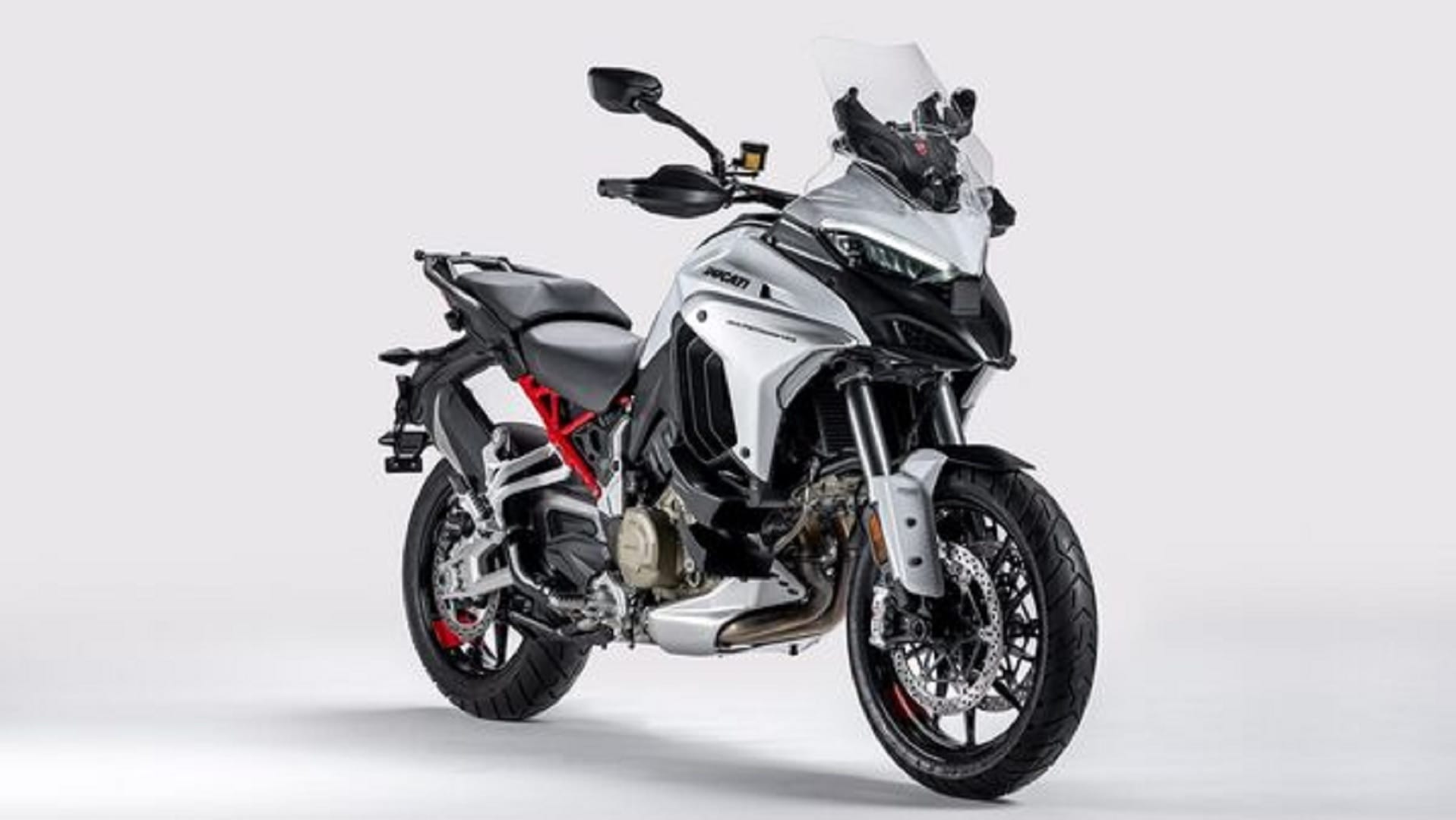 Ducati Multistrada V4S in White Colour Iceberg Launched in India Know Price Features Specs News in Hindi