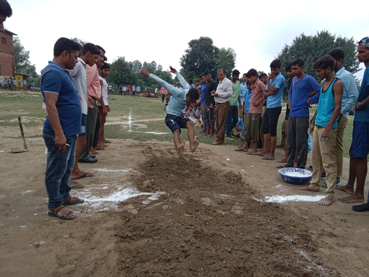 Dhirendra in javelin throw and Tanya won the race