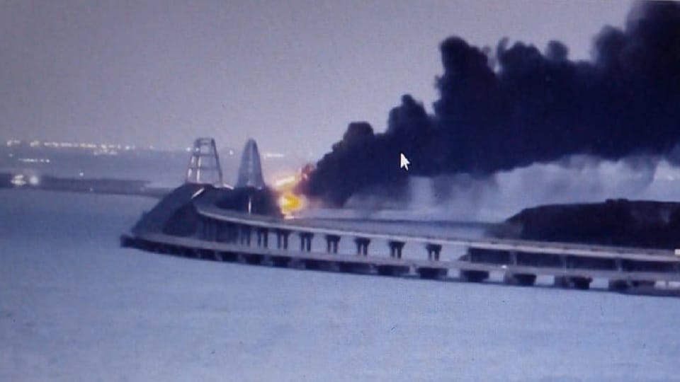 Crimea bridge explosion, Russia detained eight suspects