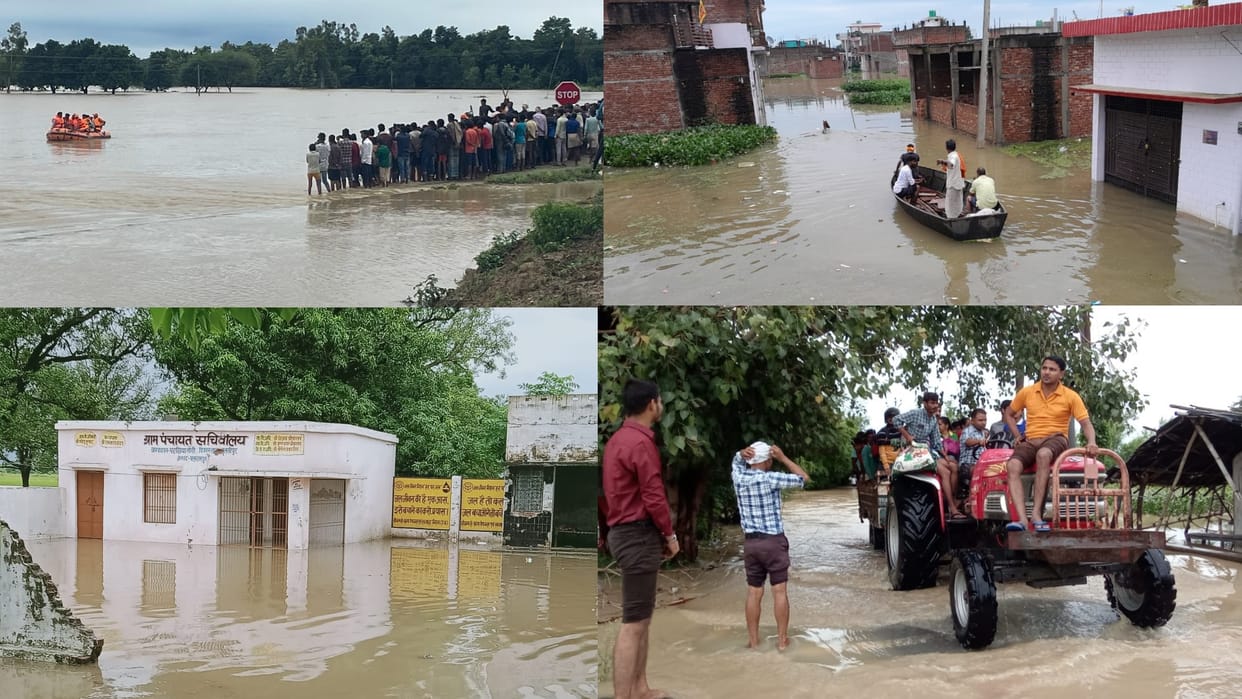 UP Flood News Today: Flood In Balrampur And Shravasti District of Uttar Pradesh, Photos and Video