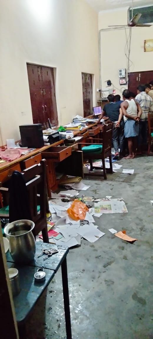 Thieves broke into private college and blew cash, broke CCTV