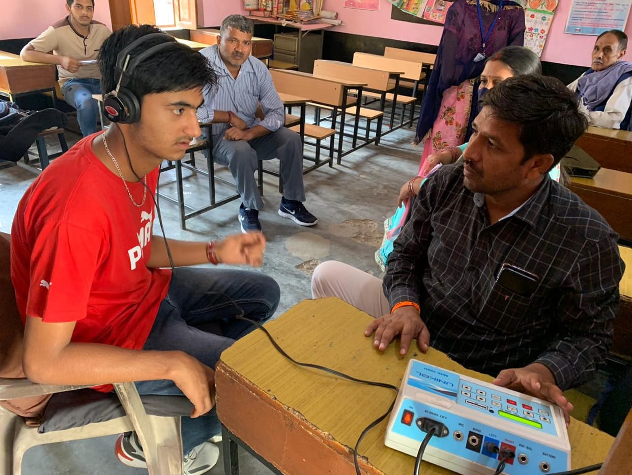 70 sepecial child health checkup done in camp
