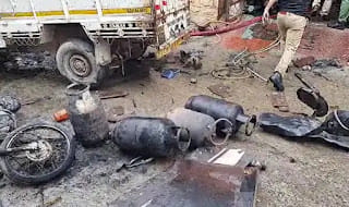 Jodhpur News: Cylinder Blast Four Died 16 injured after a cylinder blast during refilling