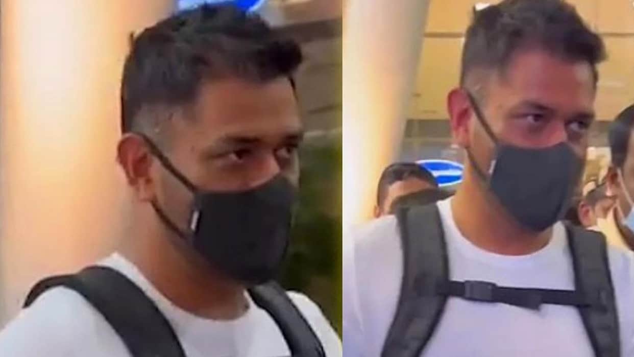 Chennai Superkings captain MS Dhoni spotted at chennai airport msd played tennis with sachin tendulkar