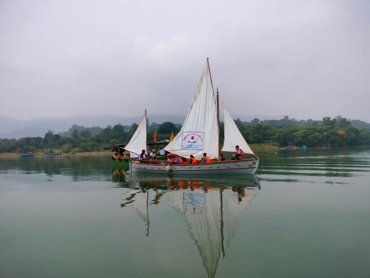 Naval Cadets reached Kandaur from govind sagar fal