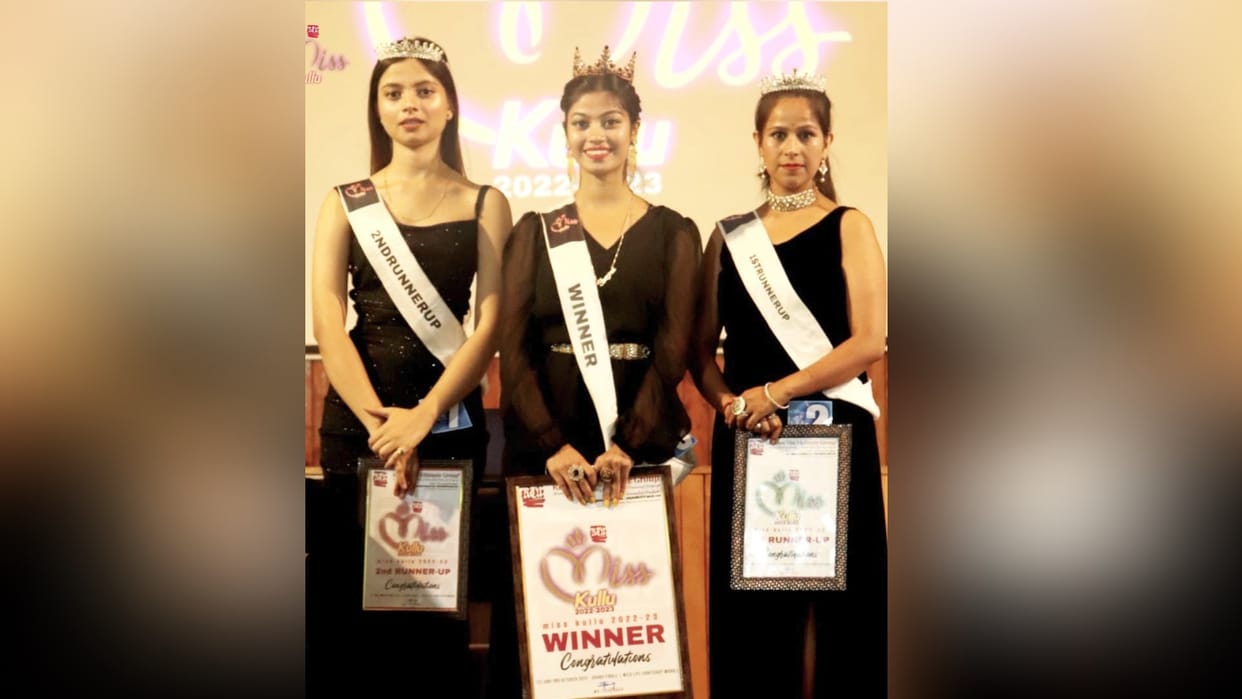 himachal news: Shyna thakur wins miss kullu competition