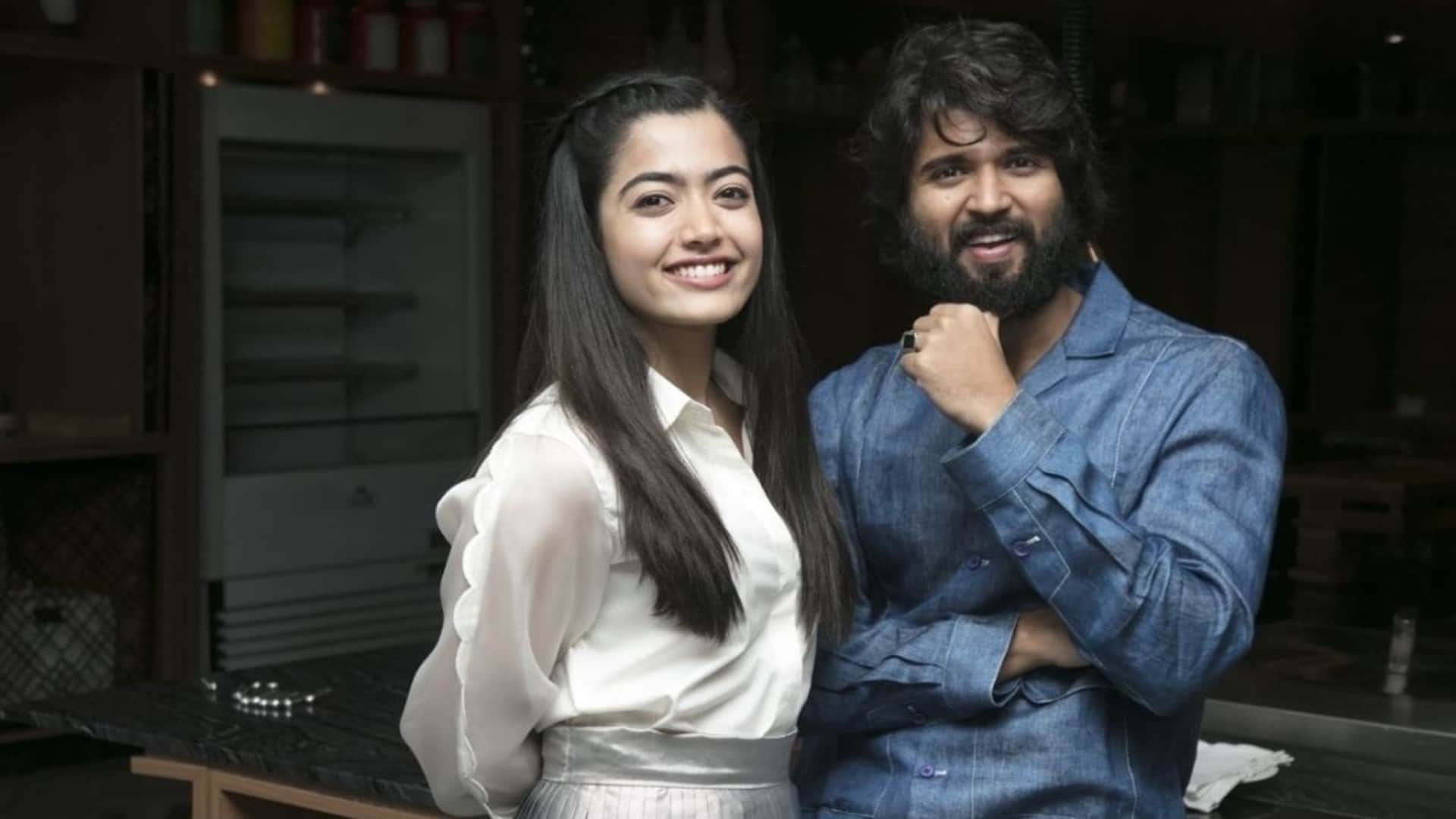 Vijay Deverakonda and Rashmika Mandanna are in UAE for Animal film Actress Birthday Celebration