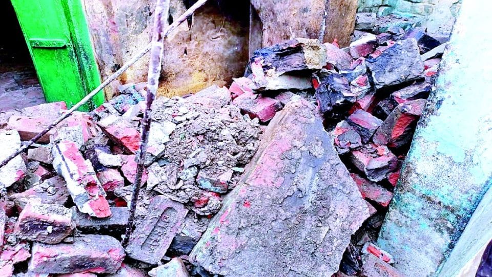 two elderly women killed due to roof collapses during rain in etah