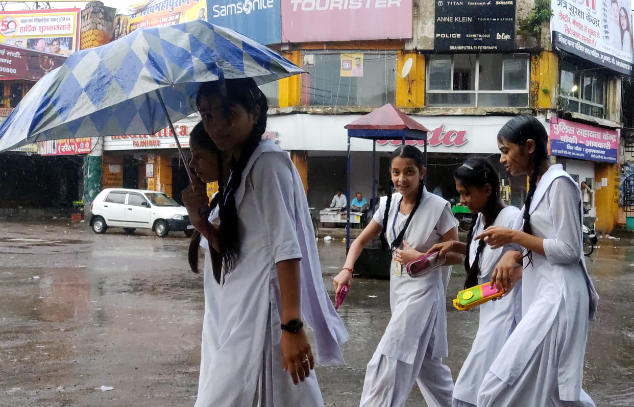 After 17.4 mm of rain, the temperature dropped by 2.1 degrees
