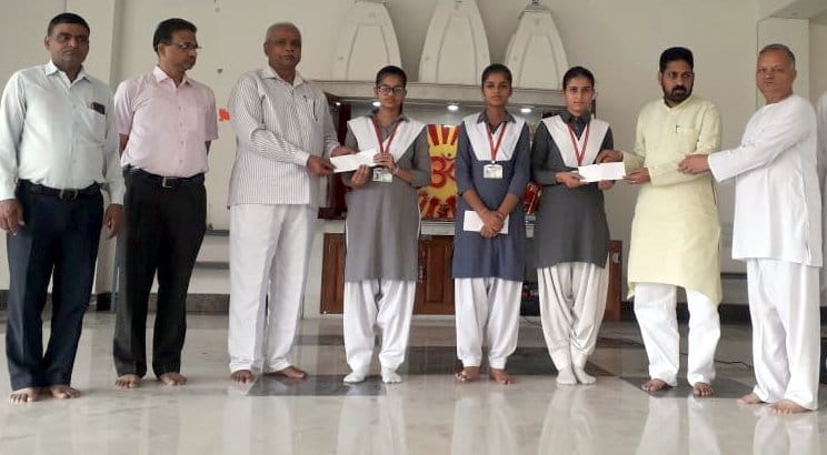Meritorious girl students  honored