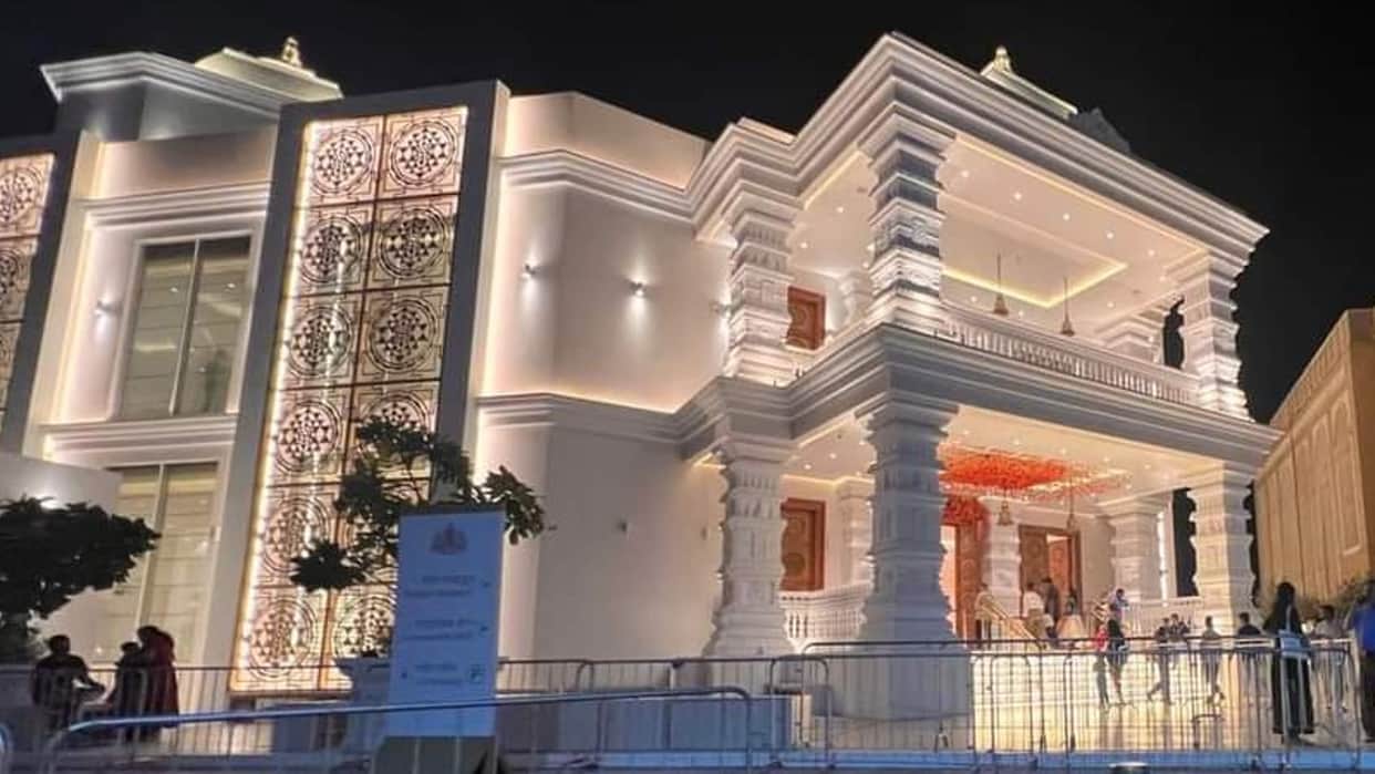 Hindu Temple In UAE: Dubai's grand Hindu temple built for 13 crores, see the beauty inside