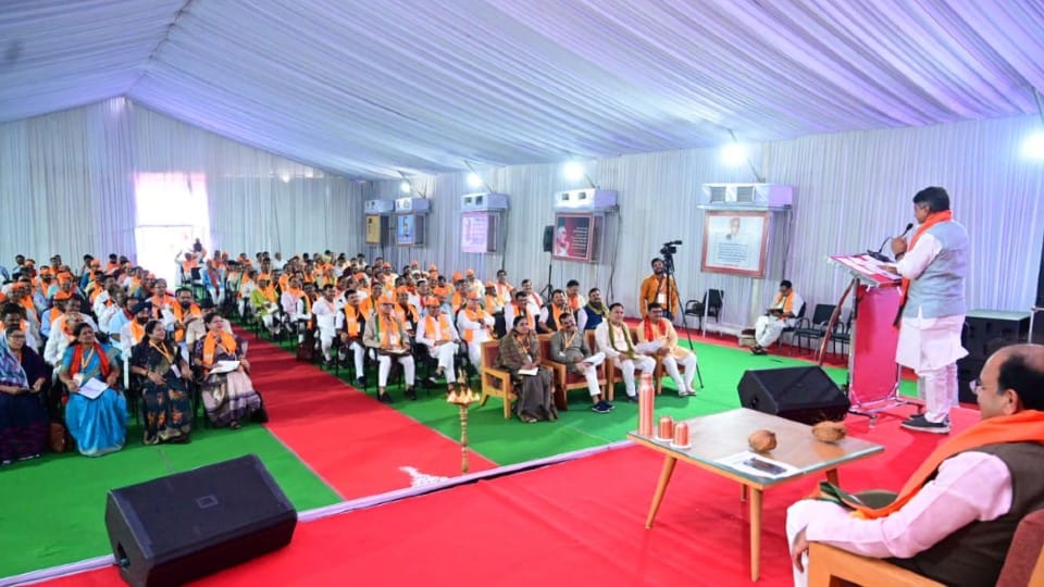 BJP's training class continues in Mandu