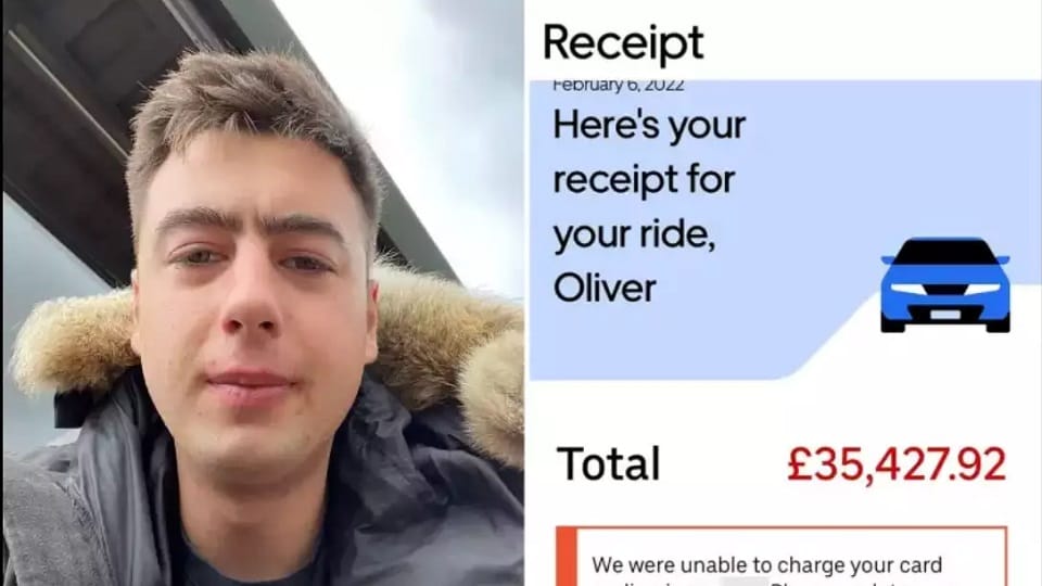 Man Oliver Kaplan charged Rs 32 lakh for 15-minute Uber trip after Travelling 6 kilometer