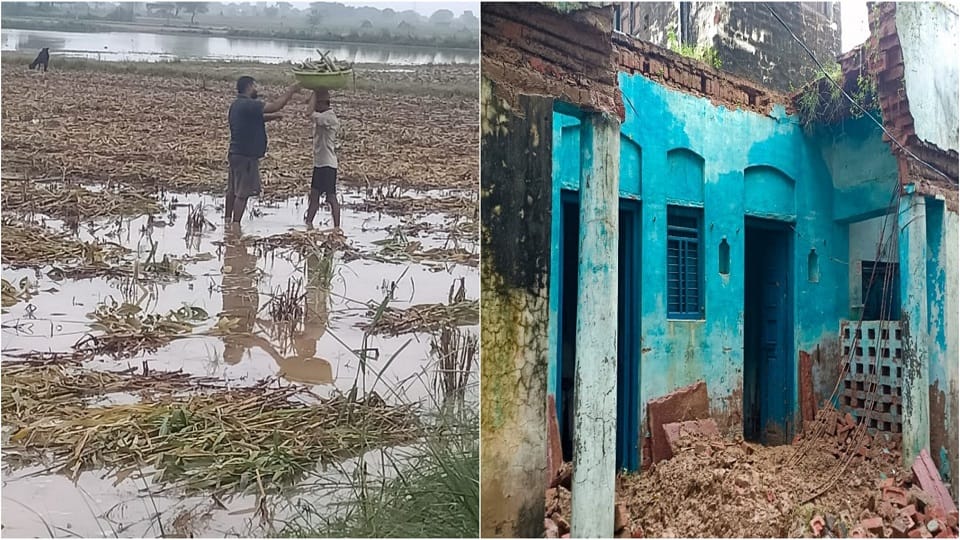 Agra Weather Update heavy rain in braj
