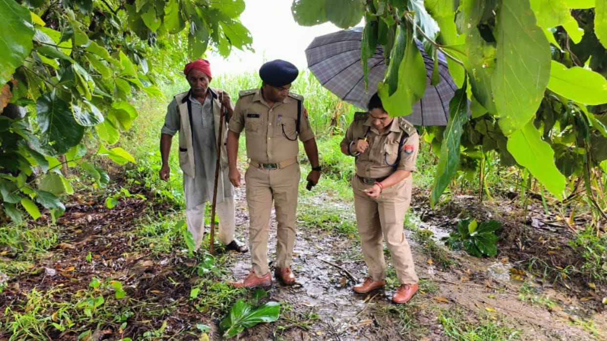 Bijnor: Dead body of a woman resident of Bihar was found in garden