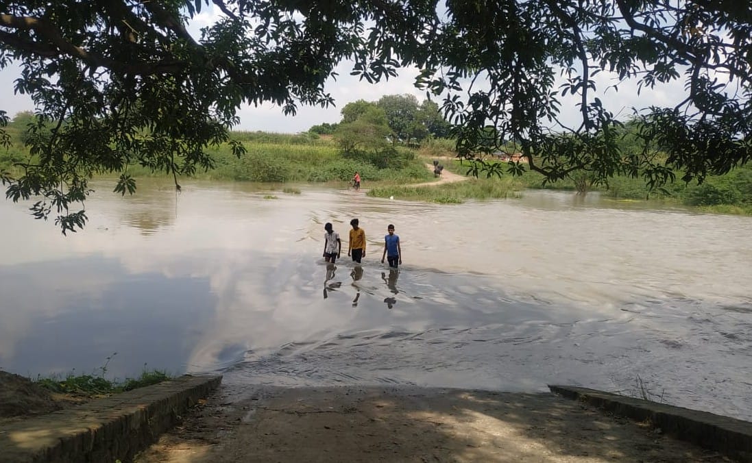 Many villages lost contact due to the sinking