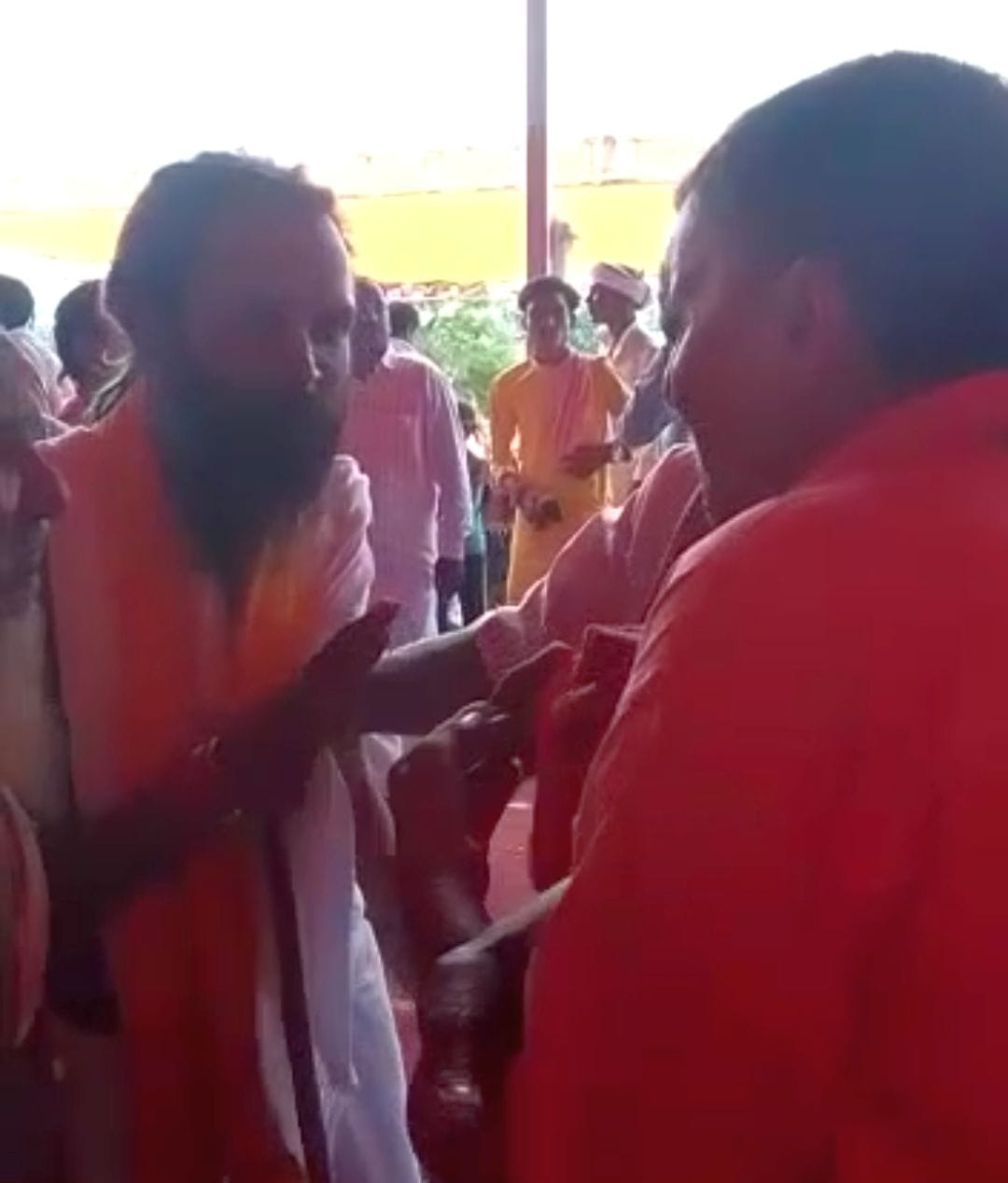 Chitrakoot: The priest gave in the police station Tahrir Mahant denied the allegation