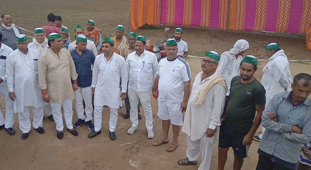 Farmers' strike continues in protest against land occupation in Ghitaura