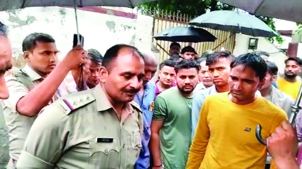 teacher attack with stick on student head in noida boy died