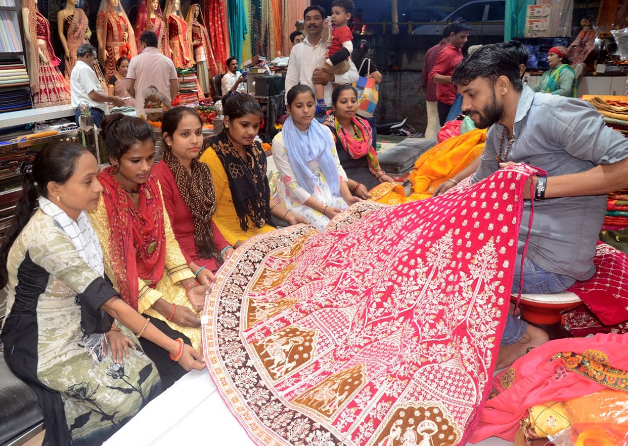 There was an increase in the market due to Karva Chauth