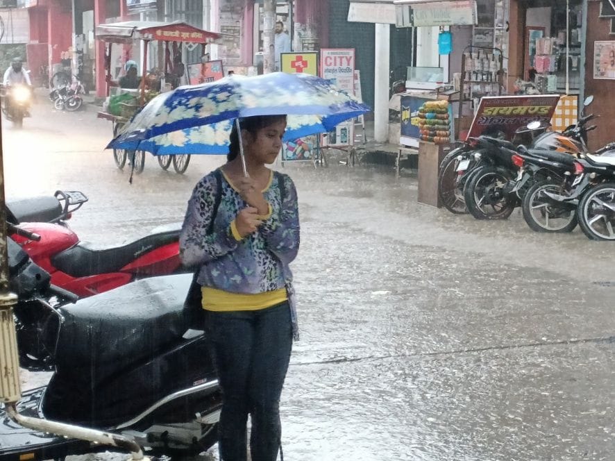 Rain disrupted life