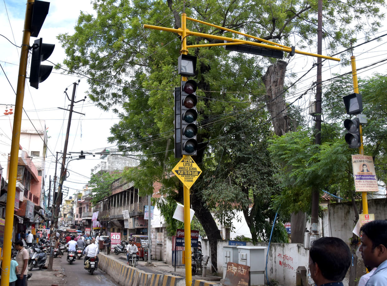The city's traffic system is still on the old track